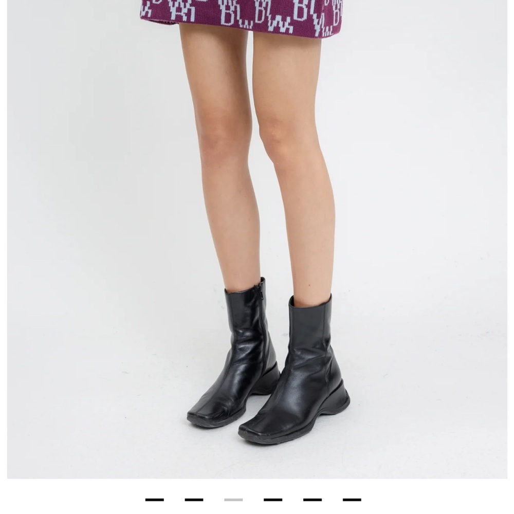 We11Done Maroon Patterned Mini Skirt - Picture 8 of 9